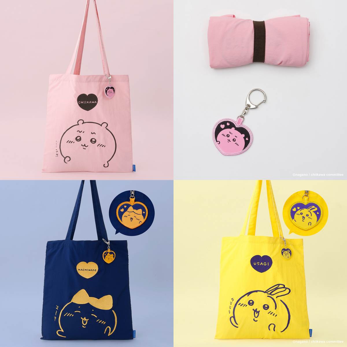 ちいかわ刺繍トートバッグ